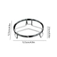 thumbnail image 3 of Fiudx Rejilla de Acero Inoxidable para Ollas, Tapete Aislante Grueso Resistente Al Calor, Soporte Versátil para Vapor, Organizador de Utensilios de Cocina, Solución para Ahorrar Espacio, Decoración M, 3 of 6