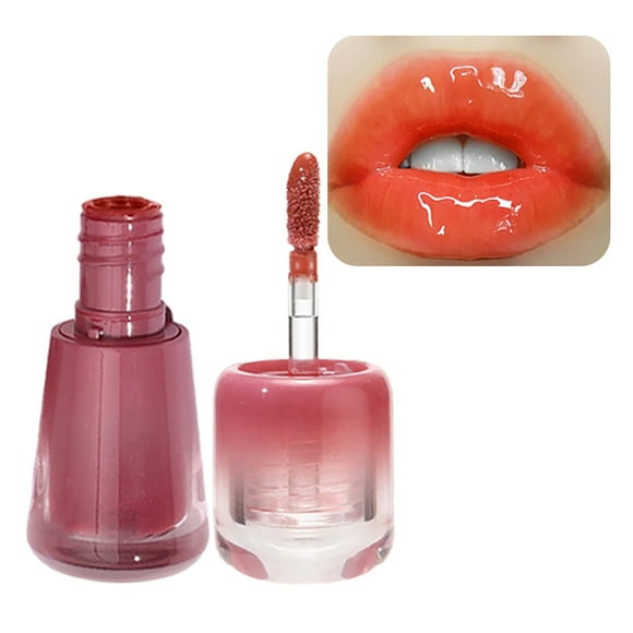 Clearance!DHALL Lip Butters Lip Titnt Water Gel Lip Stain With Glowy Moisturizing Finish Buildable Gloss Long Lasting Comfort 3ml