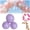 3 Balls*purple, variant on Reusable Balloon Garland Arch Kit, Reusable PVC Balloon Garlands, 3/7 Pcs Linked Pvc Balloons with Elastic Bands, Party Decoration for Birthdays, Weddings & Celebration