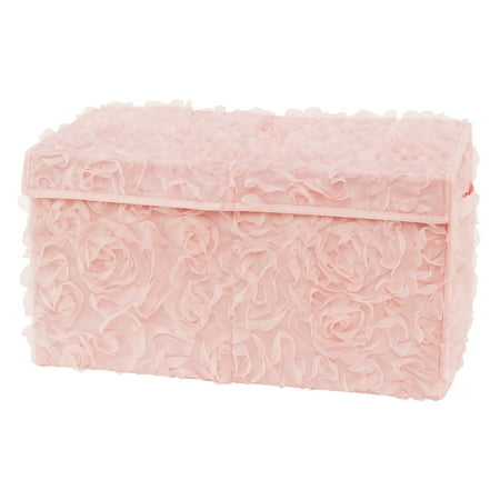 UPC: 0846480087533 | Rose Pink Storage Fabric Toy Box by Sweet Jojo Designs