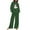 01-Army Green, variant on Womens Long Sleeve Pajamas Sets Casual Dropped Shoulder Tops and Wide Leg Pants 2 Piece Outfits Cute Ghost Graphic Sleepwear, Wine, XL
