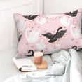 thumbnail image 4 of Easygdp Swan And Flowers2 for Soft Pillow Case Pillow Protectors,Perfect for Sleeping (Pillow Core Not Included)-16"x24", 4 of 6