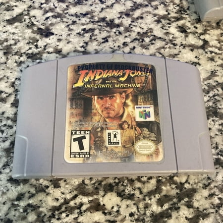 Indiana Jones and the Hell Machine Nintendo 64 Tested N64-New-Video Games