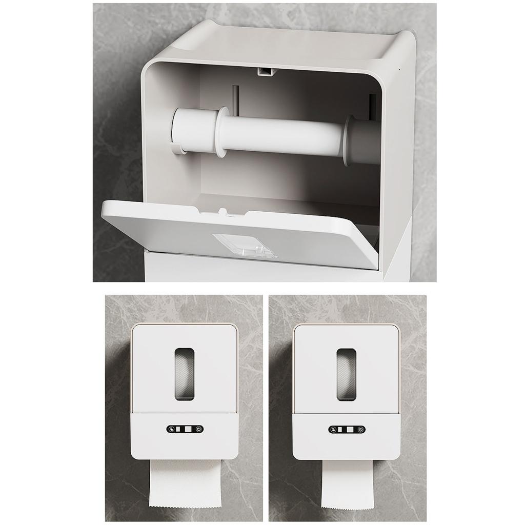 hejhncii Automatic Electric Paper Towel Dispenser Touchless Wall Mount Under Cabinets for Kitchen Bathroom Commercial Spaces