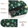 thumbnail image 2 of St. Patrick's Day Area Rug 5x7 Washable Rug Non Slip Dark Green Lucky Shamrock Leaves Spring Large Area Rug Soft Stainresistant Indoor Floor Carpet for Living Room Bedroom Home Office Dining Room, 2 of 8