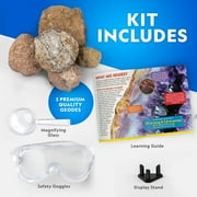 National Geographic Break Open 5 Geodes - Geology Science Kit for Unisex Children