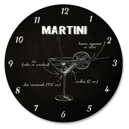 The Stupell Home Decor Collection 12 in. Classic Martini Instructions Vanity (Best Martini In London)