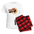 thumbnail image 5 of CafePress - Happy Yule Pajamas - Women's Short Sleeve Print T-Shirt and Pants Light Cotton Pajama Set, 5 of 7