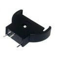 3 Vertical CR2032 2025 PIN Socket Battery Holder Button Half Round Case