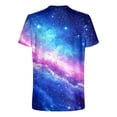 thumbnail image 4 of Tops para hombre, blusas y camisas de manga corta con cuello redondo para hombre. Camiseta casual de manga corta con cuello redondo y estampado de cielo para hombre. Blusa para hombre., 4 of 5