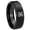 Black Polish Step Edge, variant on Masonic Shriners Gray High Polish Dome Tungsten Men Ring 10MM