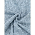 thumbnail image 5 of DARING DIVA Women's 2 Pcs Biker Shorts Lounge Sets Ribbed Knit Outfits Light Blue L, 5 of 6