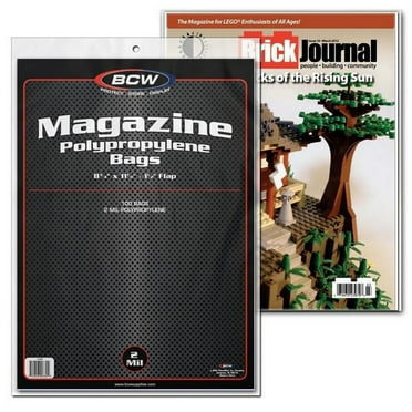 BCW Magazine Polyproylene Bags - 8 3/4" x 11 1/8" (100 Count)