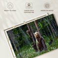 thumbnail image 6 of Elephant Stock Bears In Forest Wall Art - Horizontal Canvas Wall Art - Living Room Wall Decor - Animal Canvas - Green And Brown Decor - 30" x 20", 6 of 8