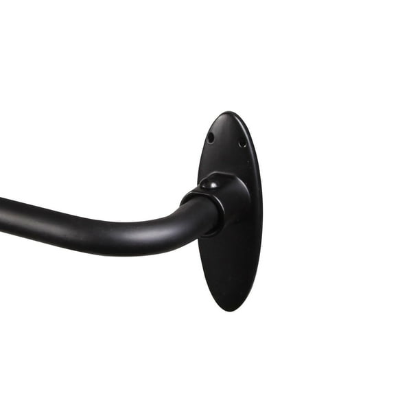 Lunar Fast Fit 1/2" Easy Install Complete Blackout Wrap Rod, Adjustable Length, Available in Multiple Colors