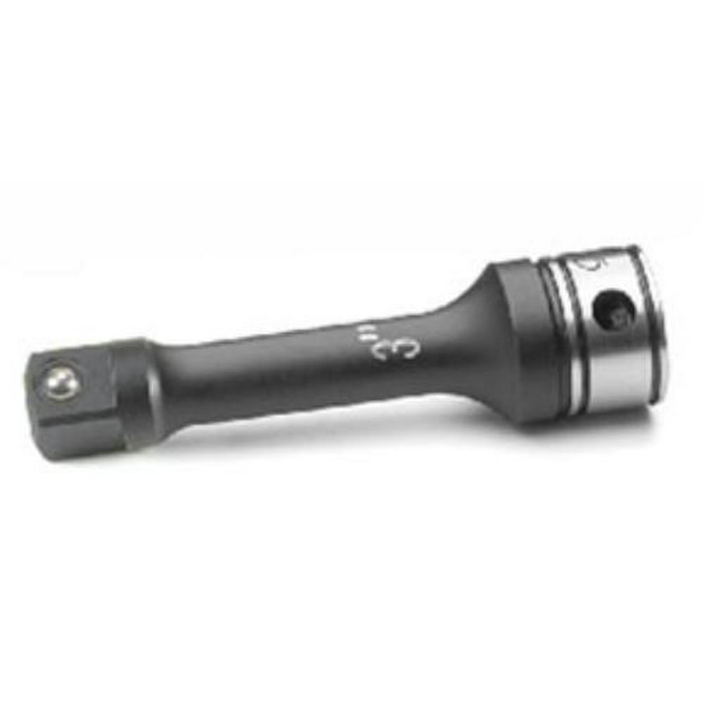 Grey Pneumatic 1/2" Drive Extra-Long Socket Extension - 36 Inch With Locking Pin For Secure Hold