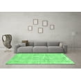 thumbnail image 3 of Ahgly Company Indoor Rectangle Abstract Emerald Green Contemporary Area Rugs, 2' x 3', 3 of 4