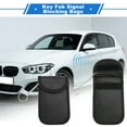 thumbnail image 2 of Unique Bargains 2 Pcs, Car Faraday Pouch, RFID Signal Blocking Bags Carbon Fiber Black with Hook, 2 of 6