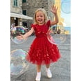 thumbnail image 5 of BemeyourBBs Toddler Baby Girl Formal Dress Toddler Wedding Guest Dress Girls Butterfly Tulle Tutu Dress Baby Girl Elegant Flutter Sleeve Birthday Party Princess Dresses 3 4 5 6 7 8 9 10 Years, 5 of 9