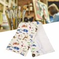 thumbnail image 3 of Ymiko Pencil Case Roll Up,Pencil Wrap Animal Pattern Portable Practical Pen Storage Pouch for Student Painter,Pencil Organizer, 3 of 8