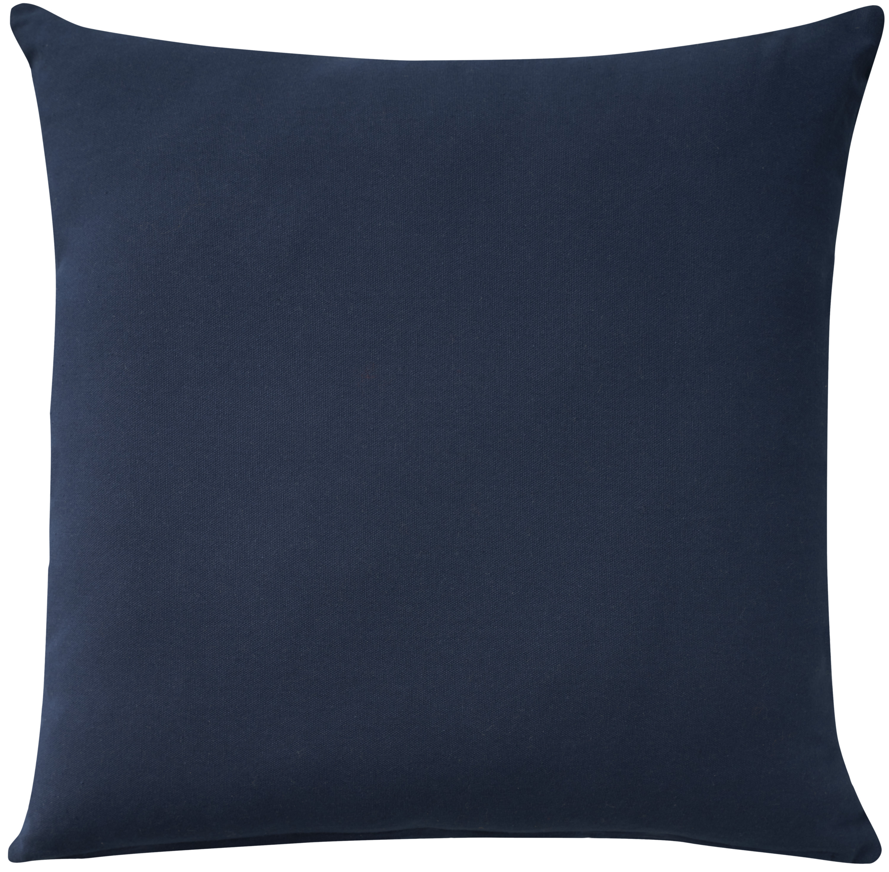 Nourison Life Styles Embroidered Flowers Navy 20" x 20" Throw Pillow Cover
