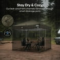 thumbnail image 5 of Quictent 10x10 Pop up Canopy, Portable Instant Setup Gazebo with Waterproof & UV Protection for Camping, Beach, Parties, 5 of 7