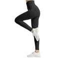 thumbnail image 7 of Celsior Compression Leggings for Women Full Length Buttery Soft Yoga Pants Butt Lift Booty Workout Tights Anti Cellulite Leggings High Waisted 3D Anti Cellulite Leggings for Women Breathable Black XL, 7 of 7