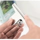 thumbnail image 4 of 20 piezas Clips de bisagra de toro Abrazaderas de clip de agarre de metal plateado 11,5 cm, 4 of 4