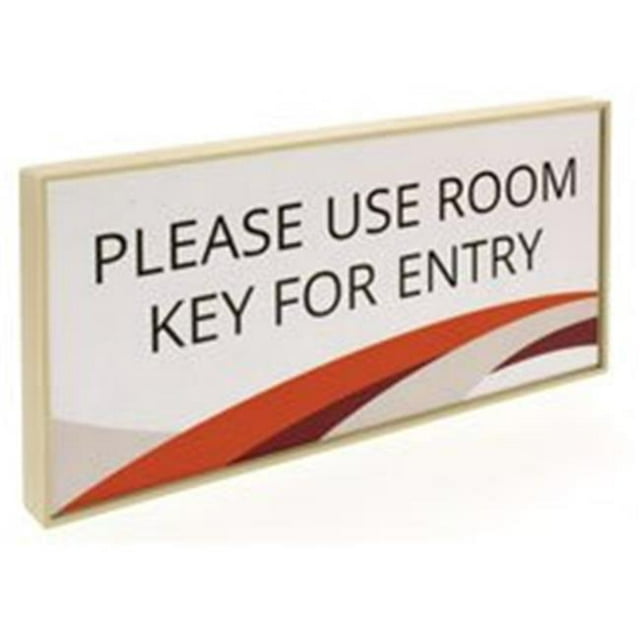 Lorell LLR02646 2 x 10 Po Plaque d'Encliquetage Signe Architectural&44; Noir
