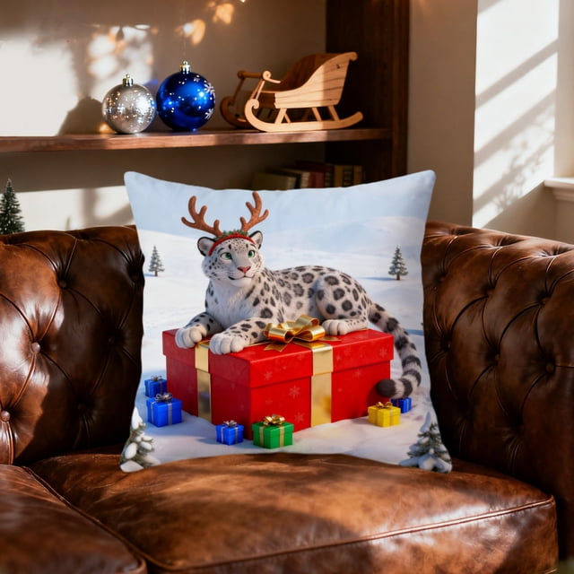 Fundas de almohada estampadas con motivos navideños, ideales para regalar en Navidad. Confeccionadas en suave algodón y fáciles de lavar. Perfectas para decorar tu hogar. Ideales para sala