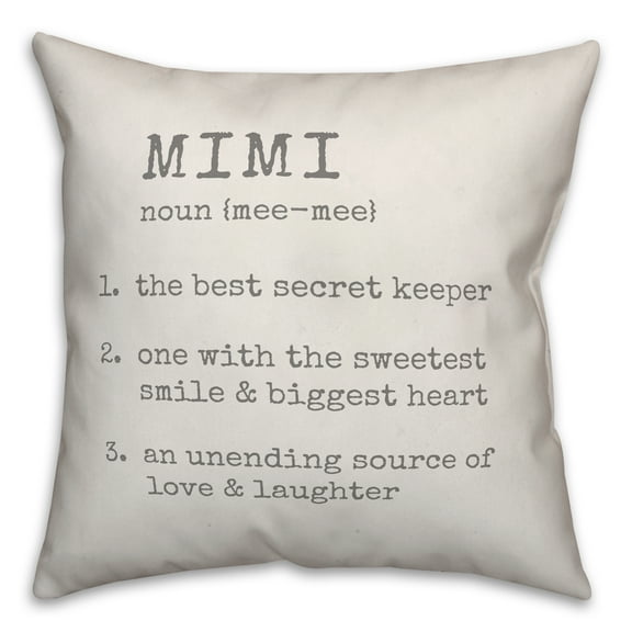 Creative Products Mimi Definition 18x18 Spun Poly Pillow