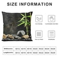 thumbnail image 5 of Orinice Bamboo Graphic Decorative Cushion Throw Pillow Cover for Home Couch Living Room Bed Sofa, Men Women Boy Girl, for Car Couch Bedroom, High-Quality 1PC 24x24in, 5 of 5