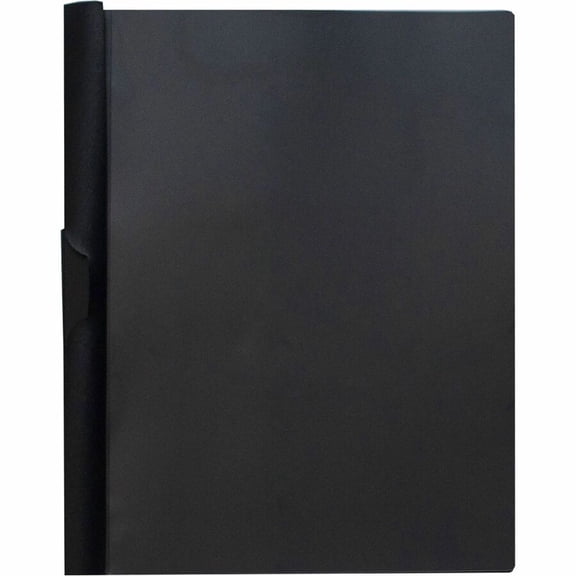 Business Source, BSN78495, Patented Clip Report Covers, 1 Each, Black