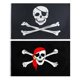thumbnail image 1 of Creative Pirate Theme Flags Bunting For Halloween Party Decoration Featuring Skull Design 90x150cm 2Pcs, 1 of 4