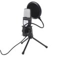 thumbnail image 1 of PC Microphone, High Sensitivity USB Wired Gaming Microphone with Tripod Stand for Studio, 1 of 7