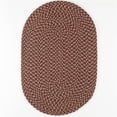 thumbnail image 1 of Rhody Rug CD46R024X048 2 x 4 ft. Camden Garnet Tweed Oval Rug, 1 of 1