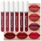 thumbnail image 1 of Juego de 6 pintalabios líquido mate para mujer, labiales mate, 24 horas originales, mate, larga duración, rojo, 24 horas, 1 of 5
