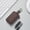 Coffee, variant on Unisex Key Bag Wallet Keychain PU Leather Zipper Women and Men's Car Key Case Waist Hanging Housekeeper Keys Storage Coin Pouch