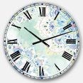 thumbnail image 1 of DesignArt Watercolor mandalas IV Large Wall Clock, 1 of 2