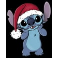 thumbnail image 2 of Men's Lilo & Stitch Santa Surprise Pull Over Hoodie Black Small, 2 of 4