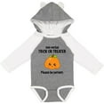 thumbnail image 3 of Inktastic Non-Verbal Trick or Treater with Cute Pumpkin Boys or Girls Long Sleeve Baby Bodysuit, 3 of 5