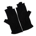 thumbnail image 1 of Guantes de seda Sunnimix Medio Dedo Elásticos UV Protección Solar Negro, 1 of 8