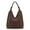 Coffee, variant on Hobo Bags for Women Soft Slouchy Top Handle Shoulder Purses Handbag with Knot Strap, Black