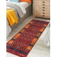 thumbnail image 6 of Keen Home Design Machine Washable Area Rugs with Non-slip Backing, Ideal for Hallway, Living Room, Bedroom, Kitchen and Laundry Room, Vintage Moroccan and Low Pile Rug - ( 2'6'' x 7'), 6 of 9