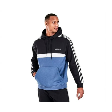 Adidas ZX Itasca Pullover Mens Active Hoodies Size L, Color: Blue/Black