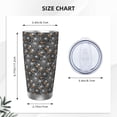 thumbnail image 4 of Salouo Spider Cobweb Print 20oz Tumbler with Lid,Stainless Steel Vacuum Insulated Tumbler Durable Insulated Coffee Mug Thermal Cup with Splash Proof Sliding Lid-Without Straw, 4 of 8