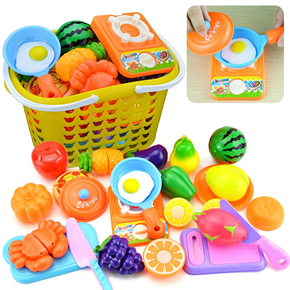 Kitchen Pretend & Play Cutting Toy Early Development and Education Toy ...