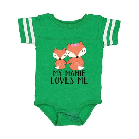 

Inktastic My Mamie Loves Me Gift Baby Boy or Baby Girl Bodysuit