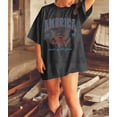thumbnail image 6 of MOUSYA USA Shirt American Flag Shirt,Women Oversize 4th of July Shirts Patriotic T-Shirt Memorial Day Short Sleeve Tops, 6 of 6