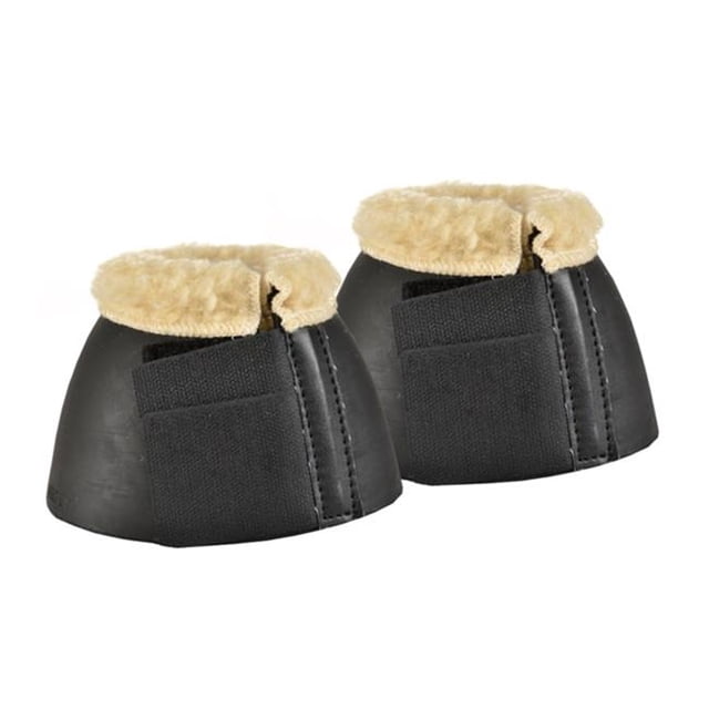 Jacks 2127F-BK-L Smooth Bell Boots with Fleece - Black, Large